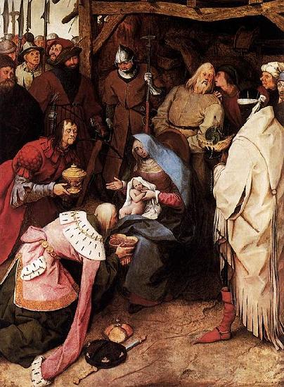 Pieter Bruegel the Elder The Adoration of the Kings Norge oil painting art
